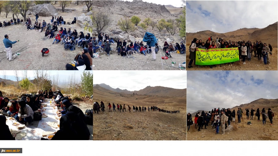 کوهپیمایی مشترک دختران جونقان و دختران شهرکرد  2
