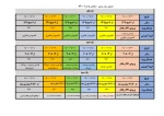 جدول زمانبندی انتخاب واحد 1401-1400 2