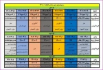 جدول زمانبندی حذف و اضافه 2