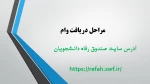 مراحل دریافت وام 2