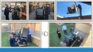 تحویل ژنراتور برق به آموزشکده